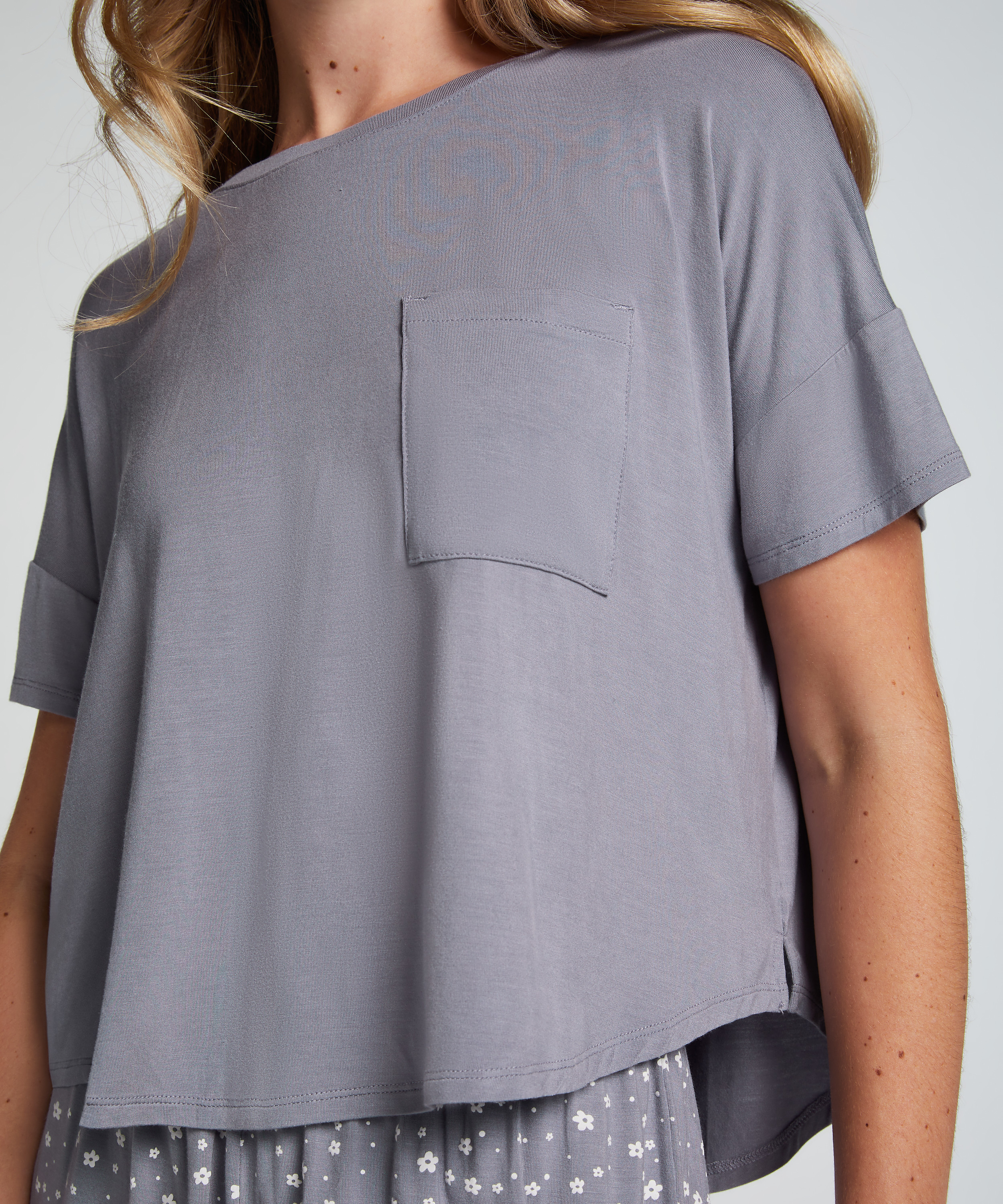 Ensemble de pyjama court, Violet, main