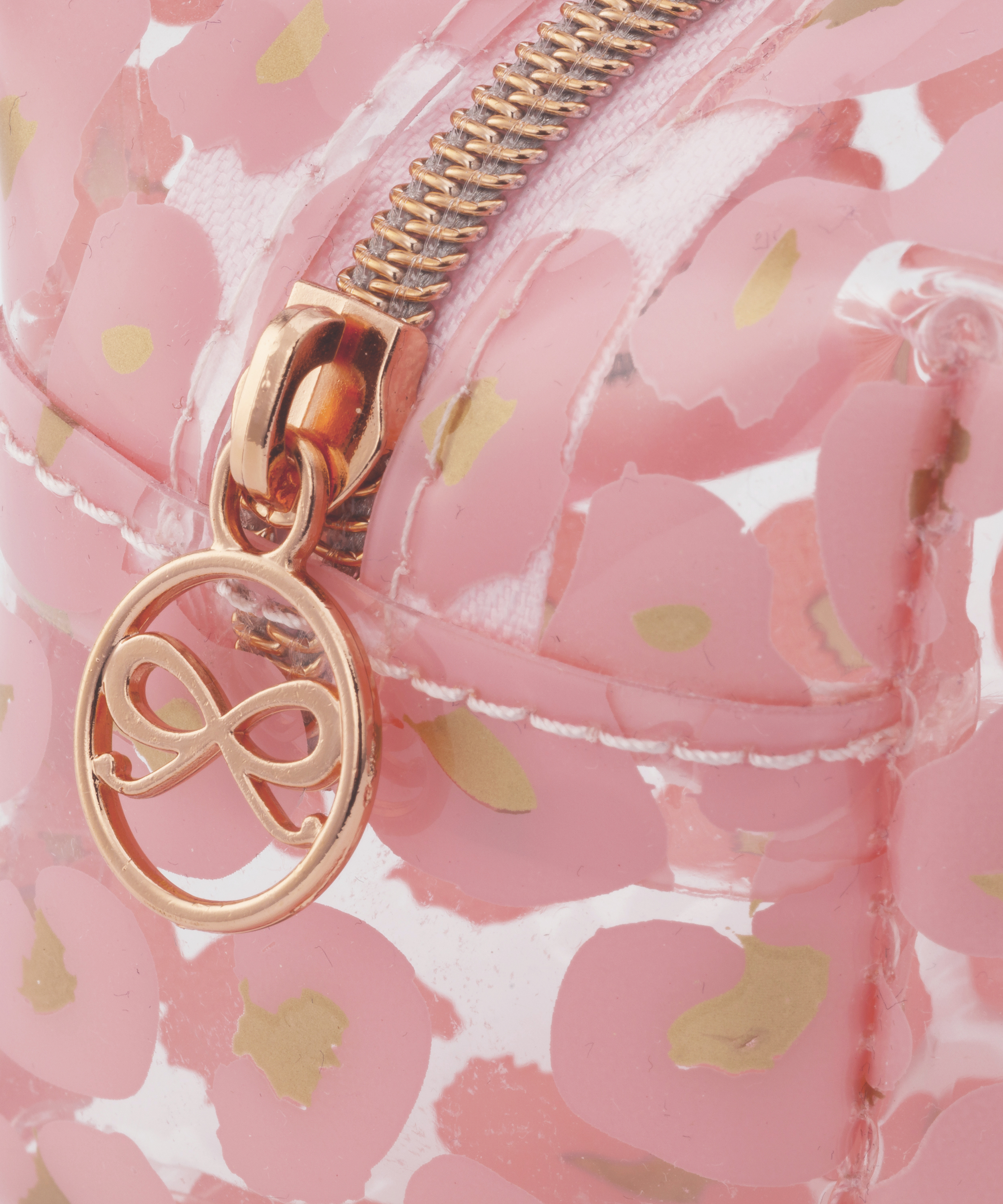 Trousse de maquillage Leopard, Rose, main