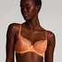 Soutien-gorge à armatures non-préformé Marine, Orange