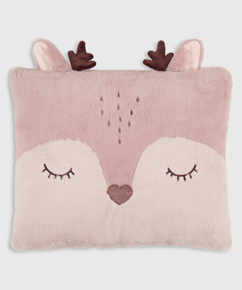 Coussin Renne, Rose