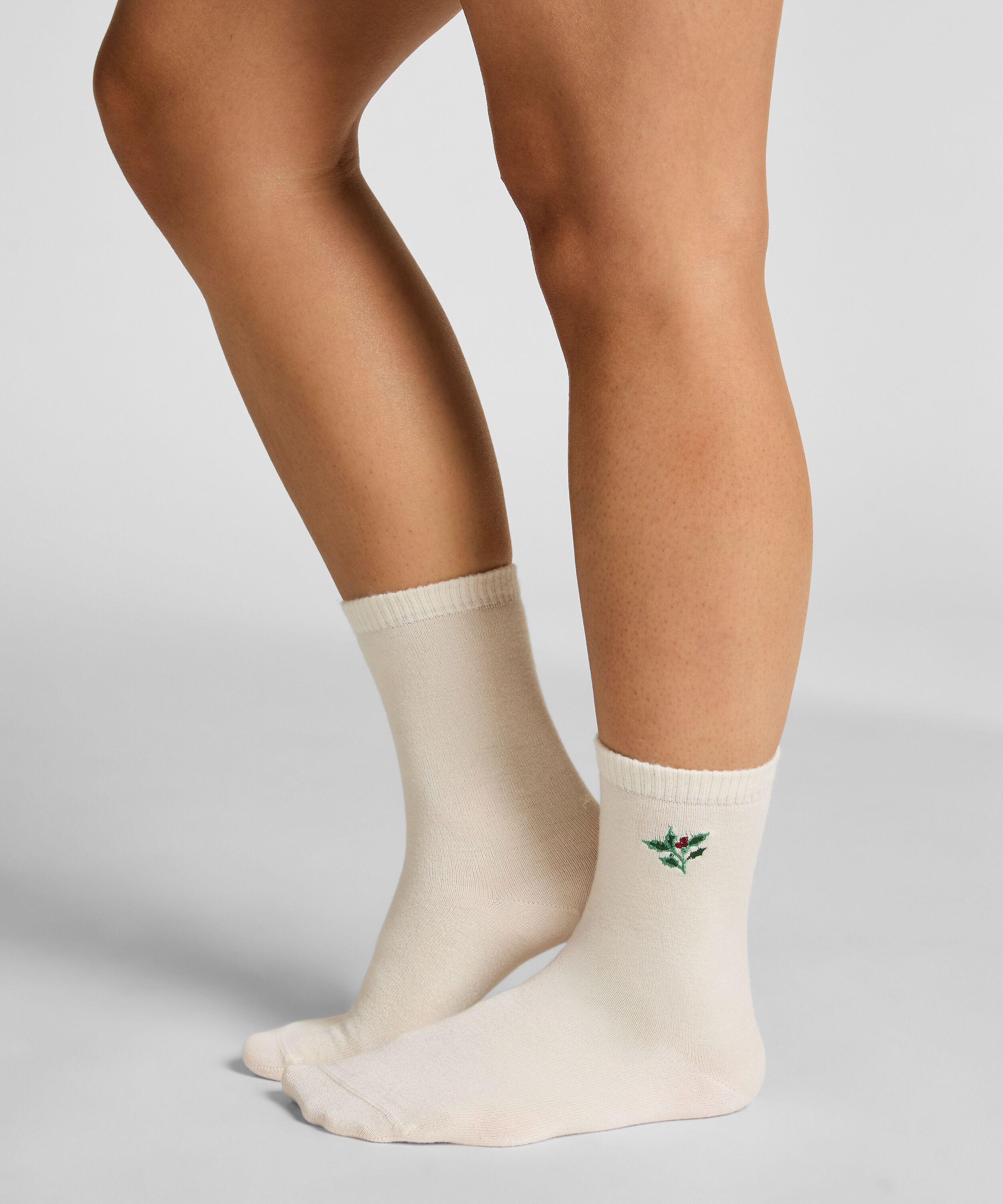 Chaussettes courtes en modal, Blanc Chaussettes courtes en modal, Blanc
