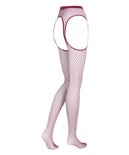 Private collants ouverts, Rouge