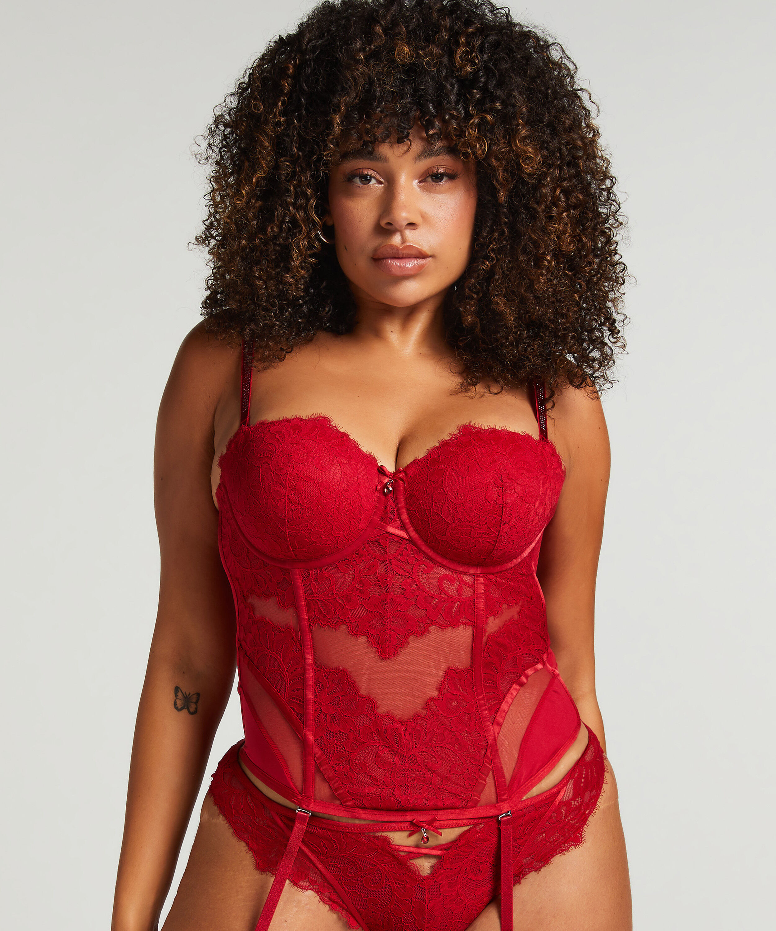 Bustier Charlotta, Rouge Bustier Charlotta, Rouge