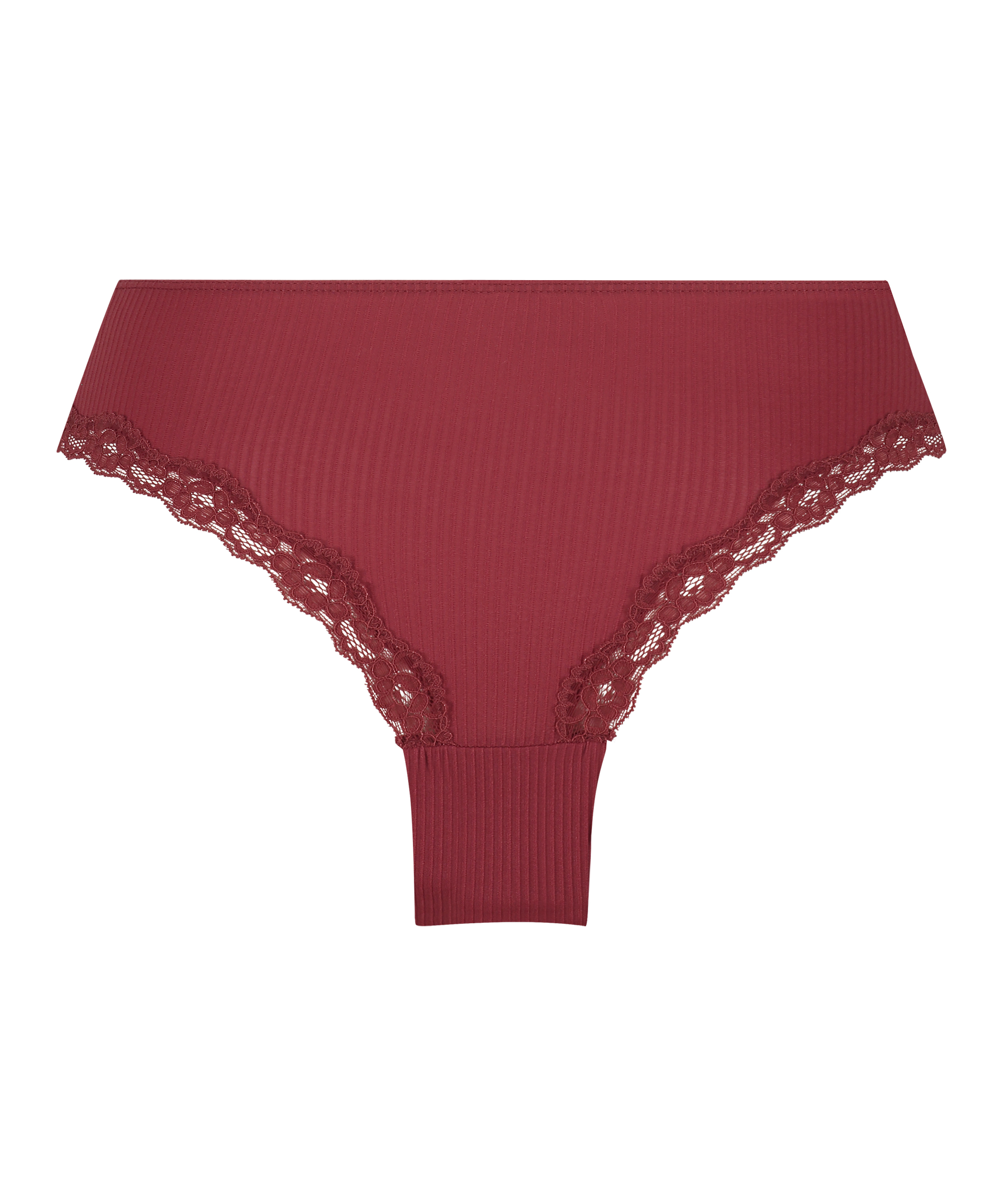 Slip brésilien Lola, Rouge, main