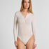 super soft Body haut avec cachemire, Blanc