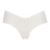 Slip br&eacute;silien V-shape mesh, Blanc