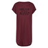 Chemise de nuit col rond, Rouge