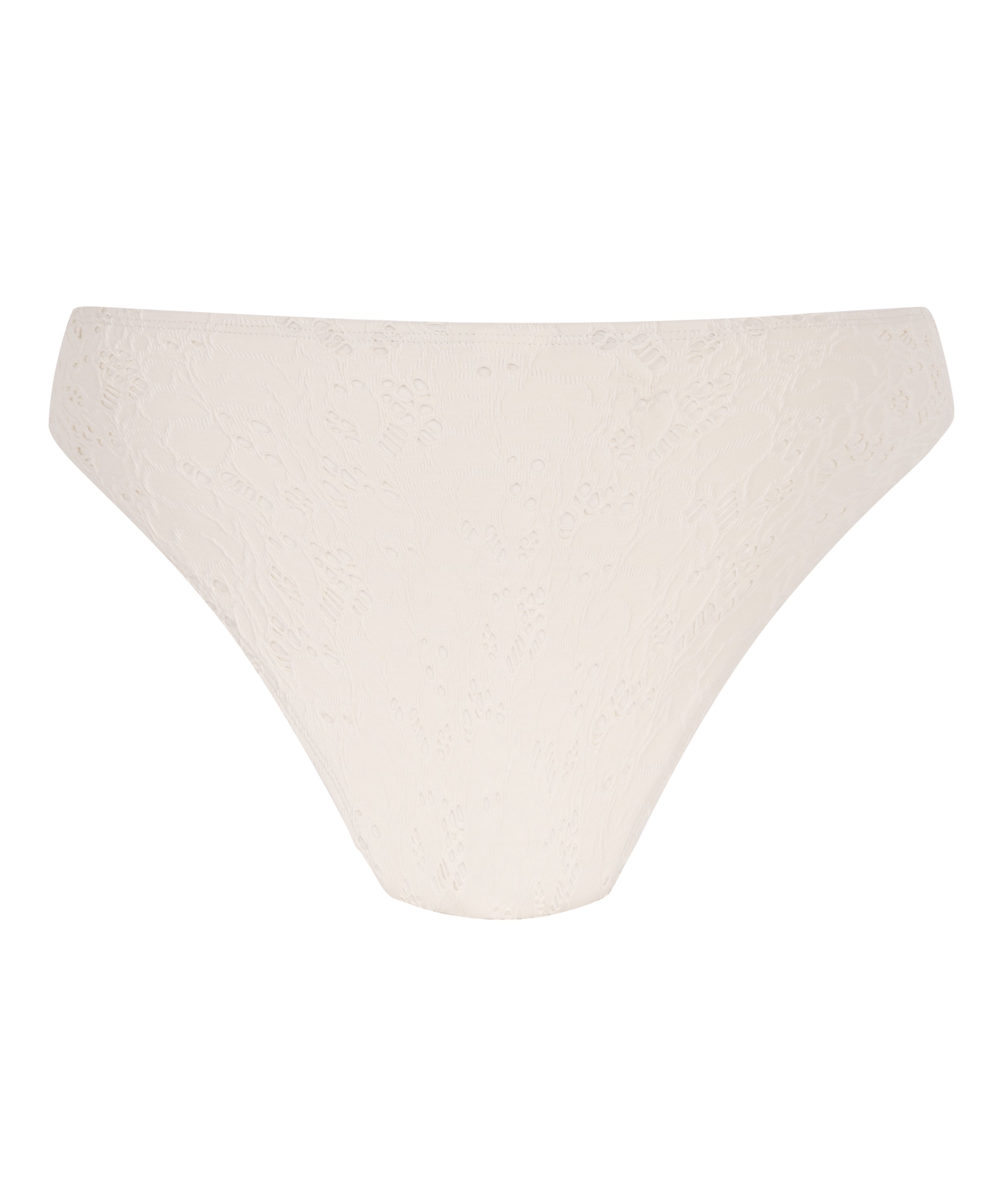 Bas de bikini Crochet, Blanc, main