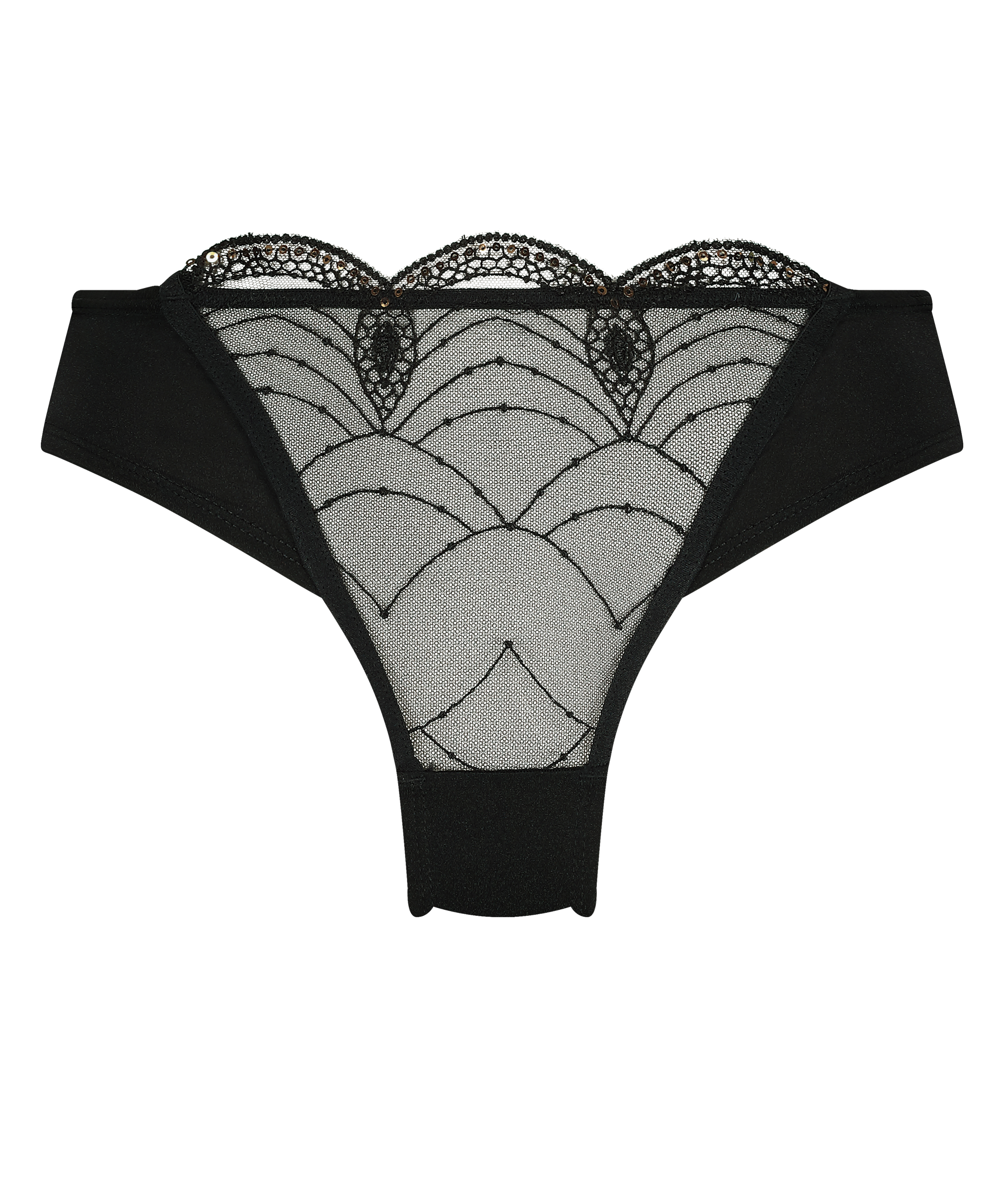 Slip brésilien Ruby, Noir, main