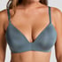 Soutien-gorge sans armatures pr&eacute;form&eacute; Mona, Bleu