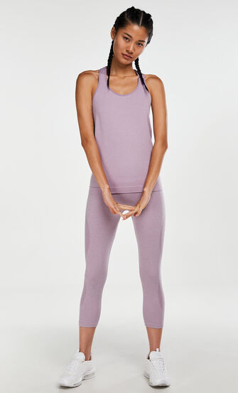 HKMX Haut tank top roundknit, Violet