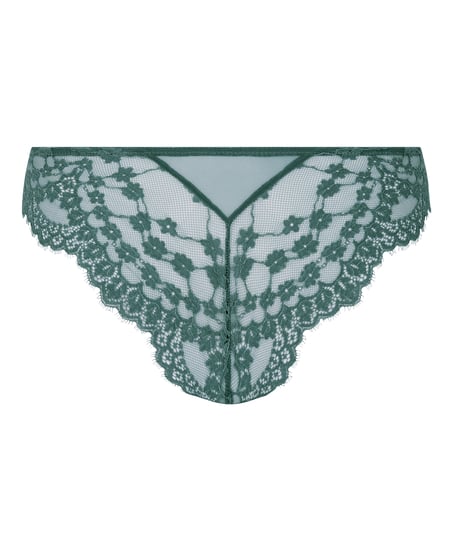 Slip br&eacute;silien Daisy, Bleu