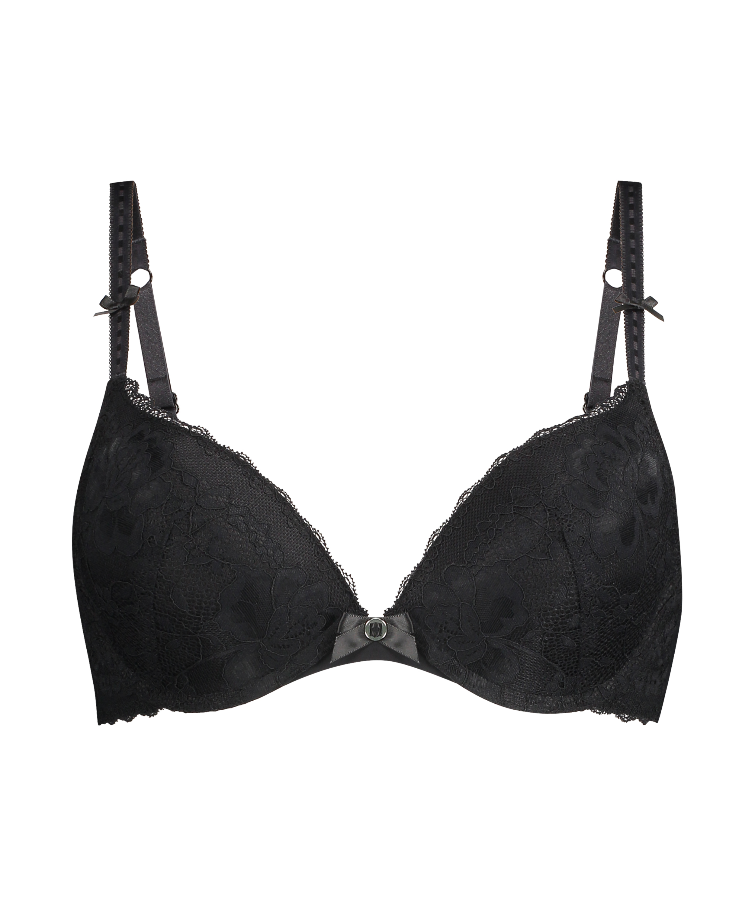 Soutien-gorge à armatures préformé push-up Maya, Noir, main