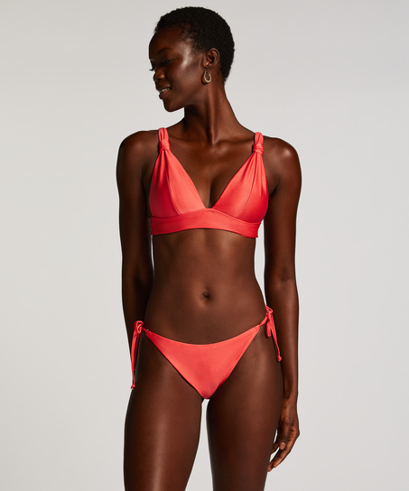 Slip de Bikini Cheeky Tanga Luxe, Rouge