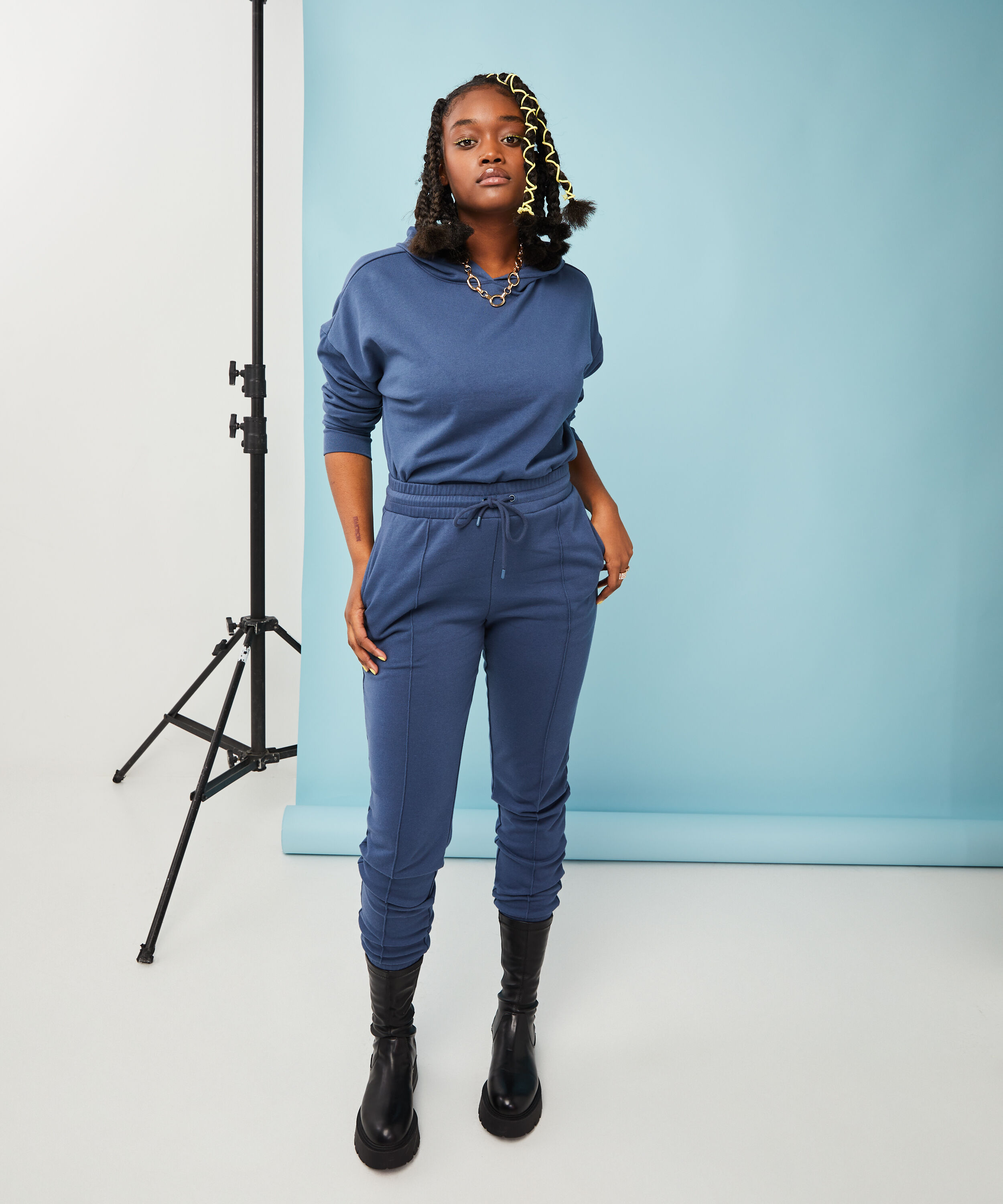 Pantalon de jogging Snuggle Me, Bleu