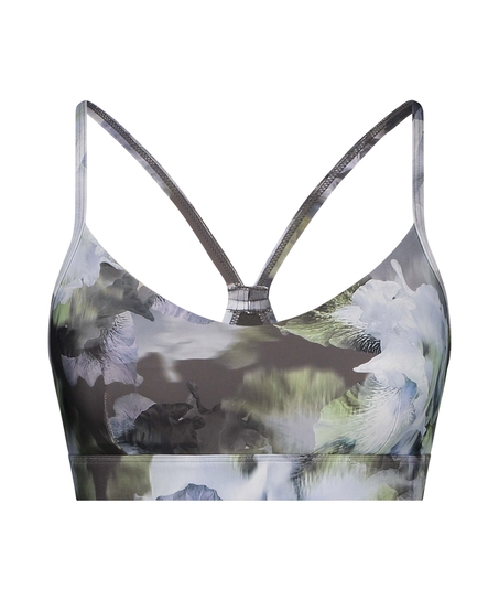 HKMX Brassière de sport de niveau 1, Gris