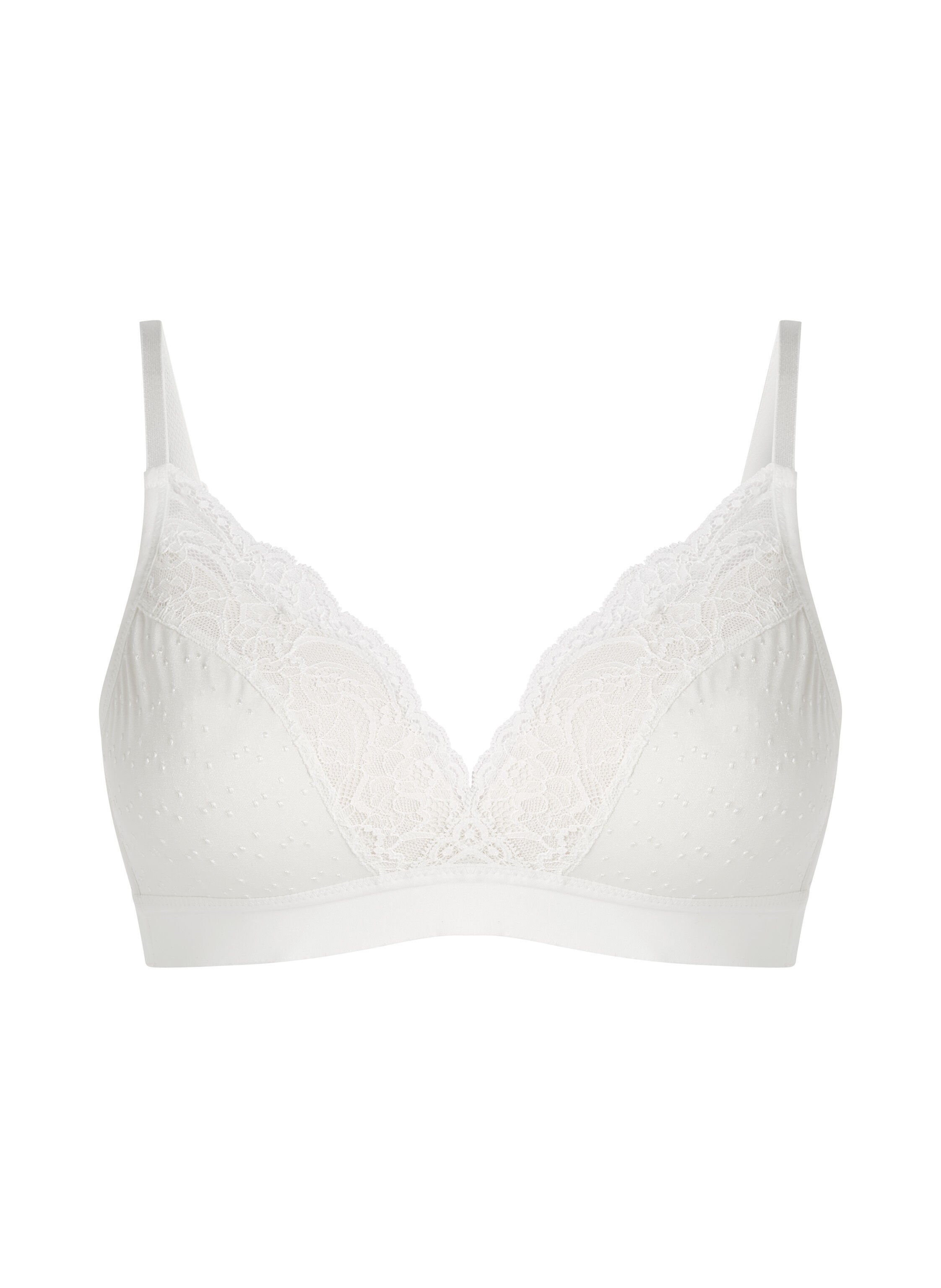Soutien-gorge pr&eacute;form&eacute; sans armatures Sophie, Blanc