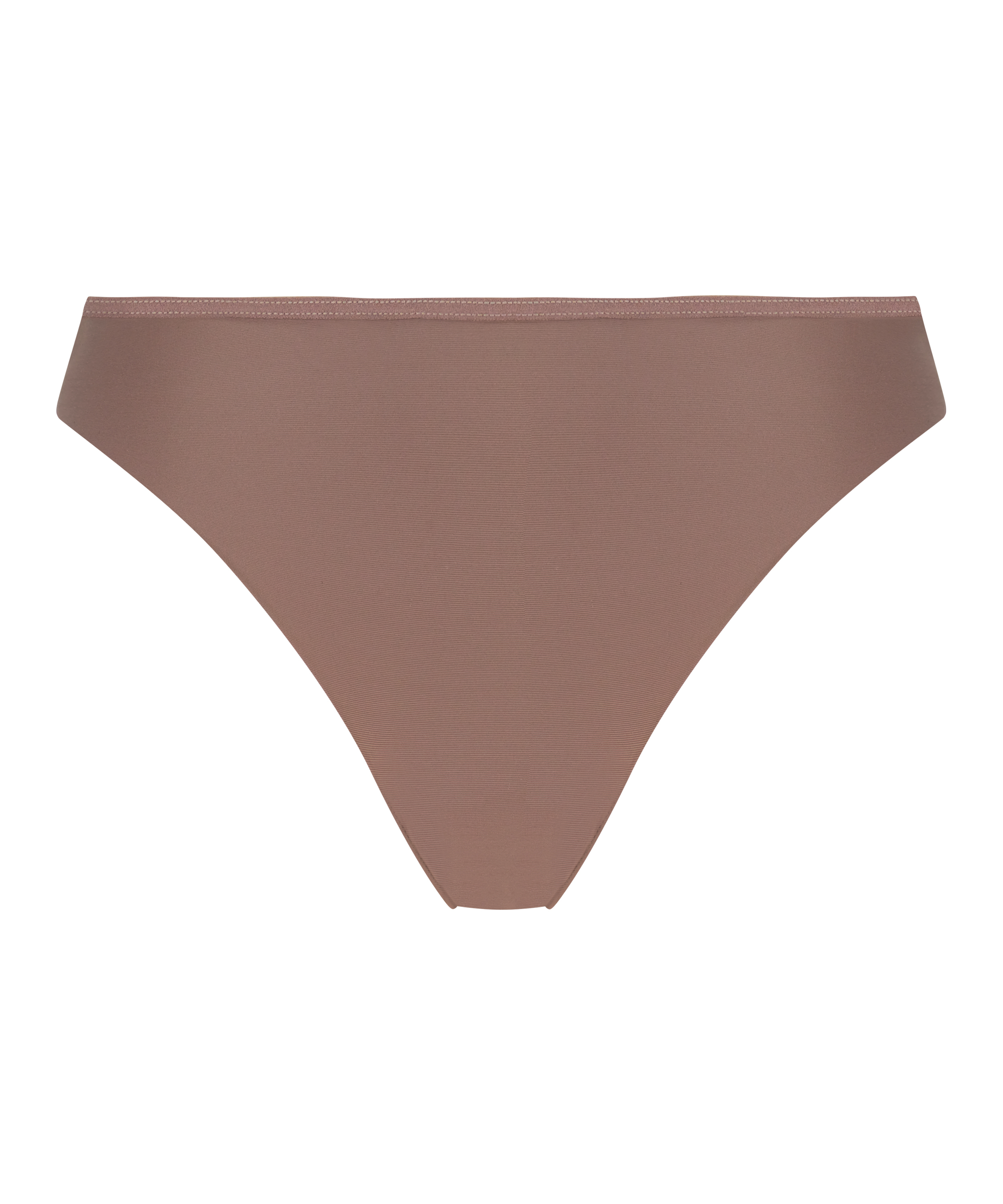 String Invisible Lace back, marron, main