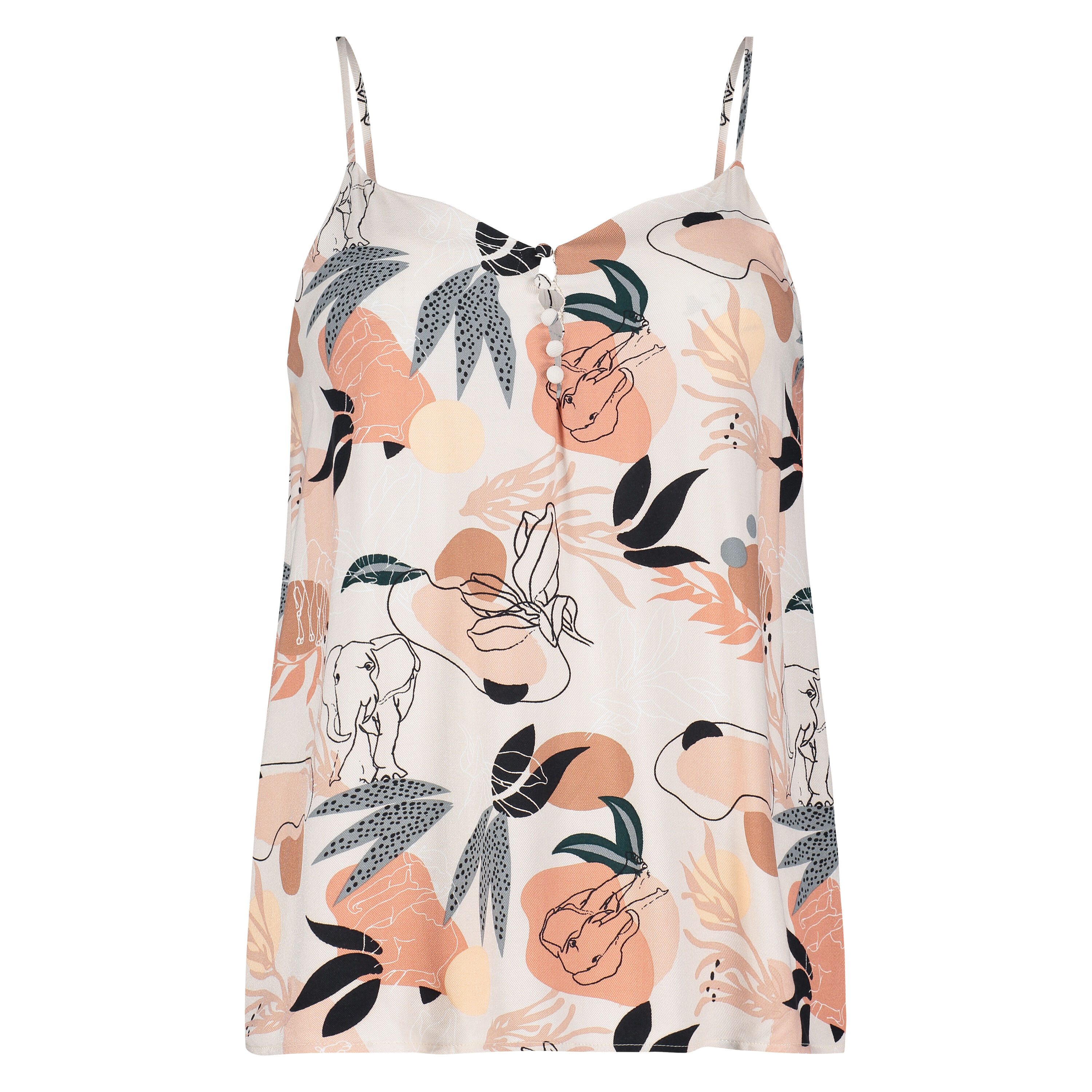 Camisole Tiss&eacute;e, Rose