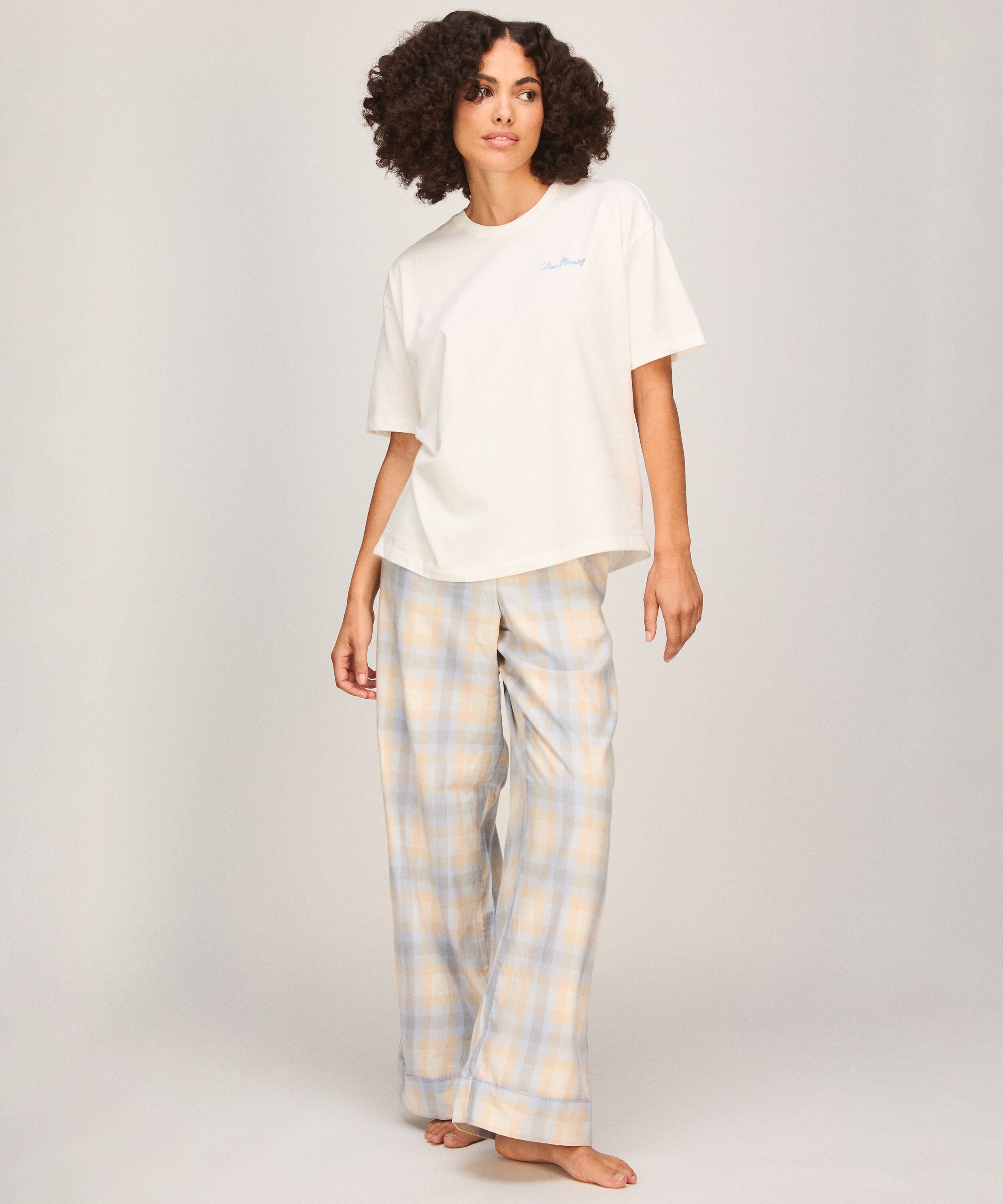 Ensemble de Pyjama Check, Bleu Ensemble de Pyjama Check, Bleu