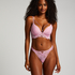 Soutien-gorge push-up à armatures préformé longline Lidia, Rose