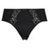 Slip taille haute Diva, Noir