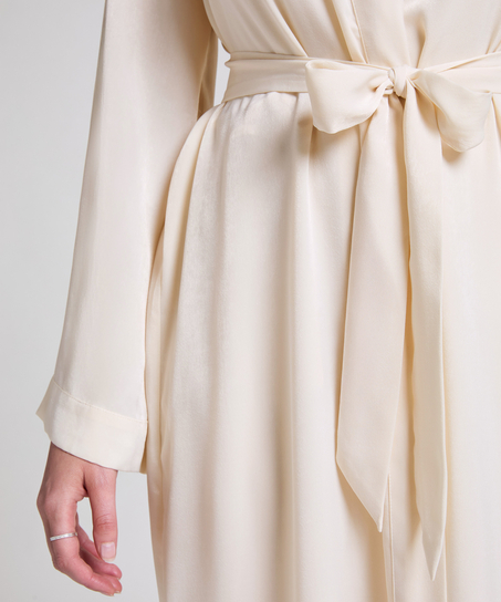 Kimono Satin, Blanc