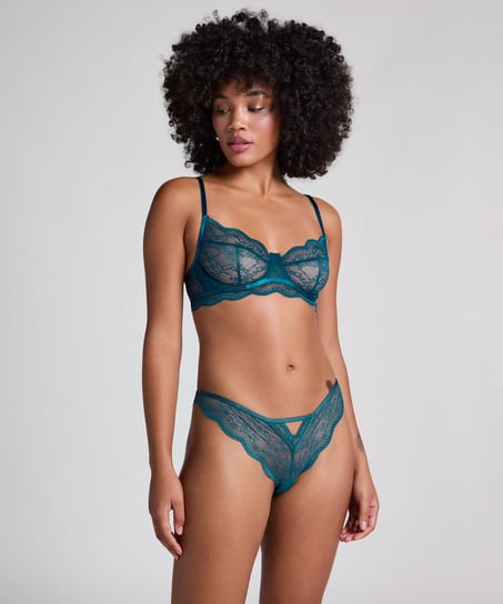 Soutien-gorge non-rembourré à armatures Isabelle, Bleu