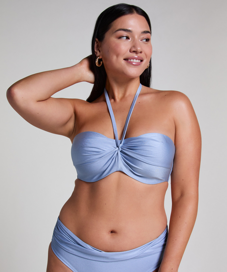 Haut de bikini Honolulu, Bleu