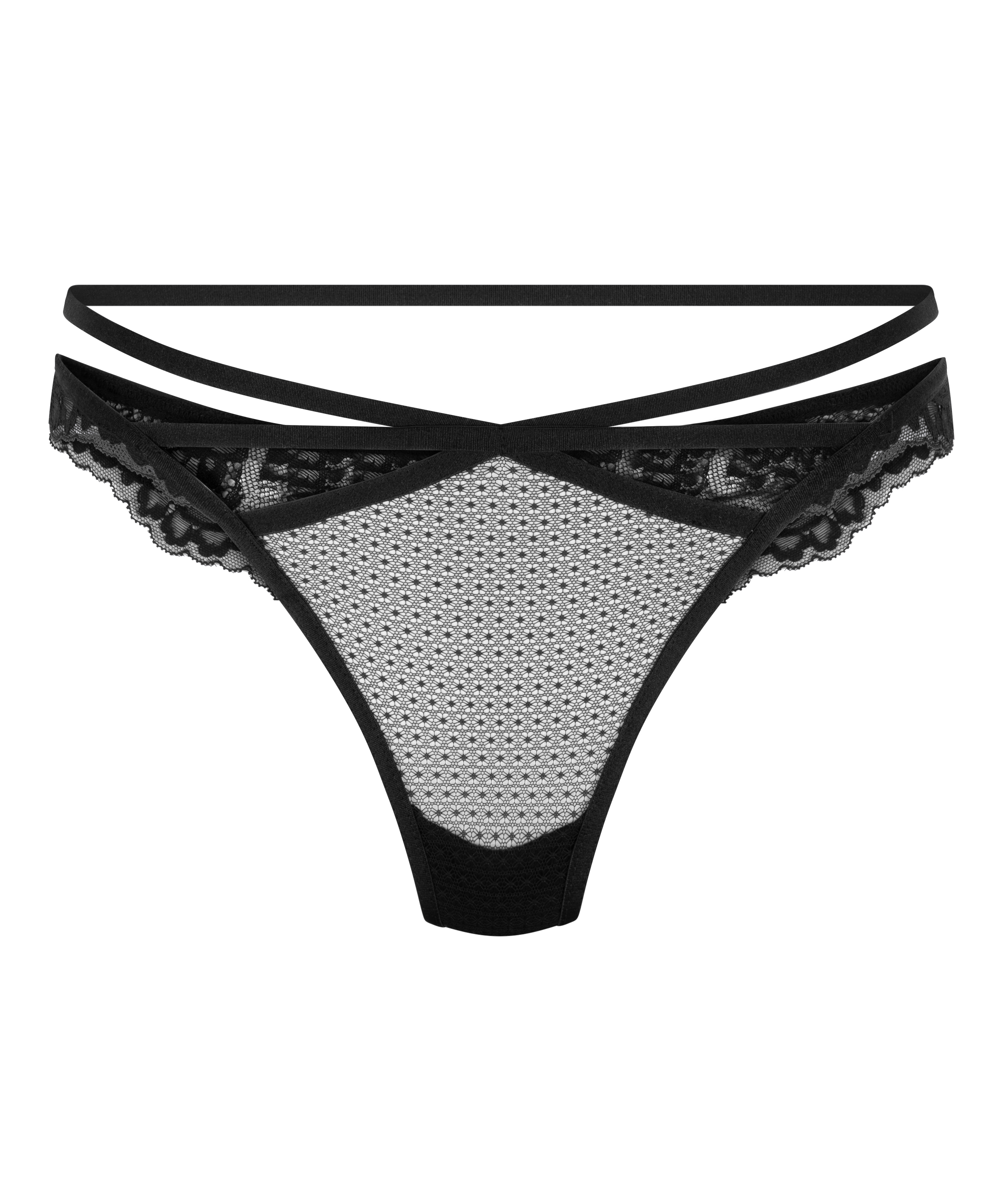 Culotte brésilienne Joy Fancy Mini, Noir, main