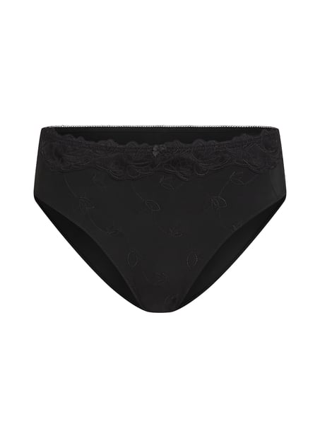 Slip taille haute Diva, Noir