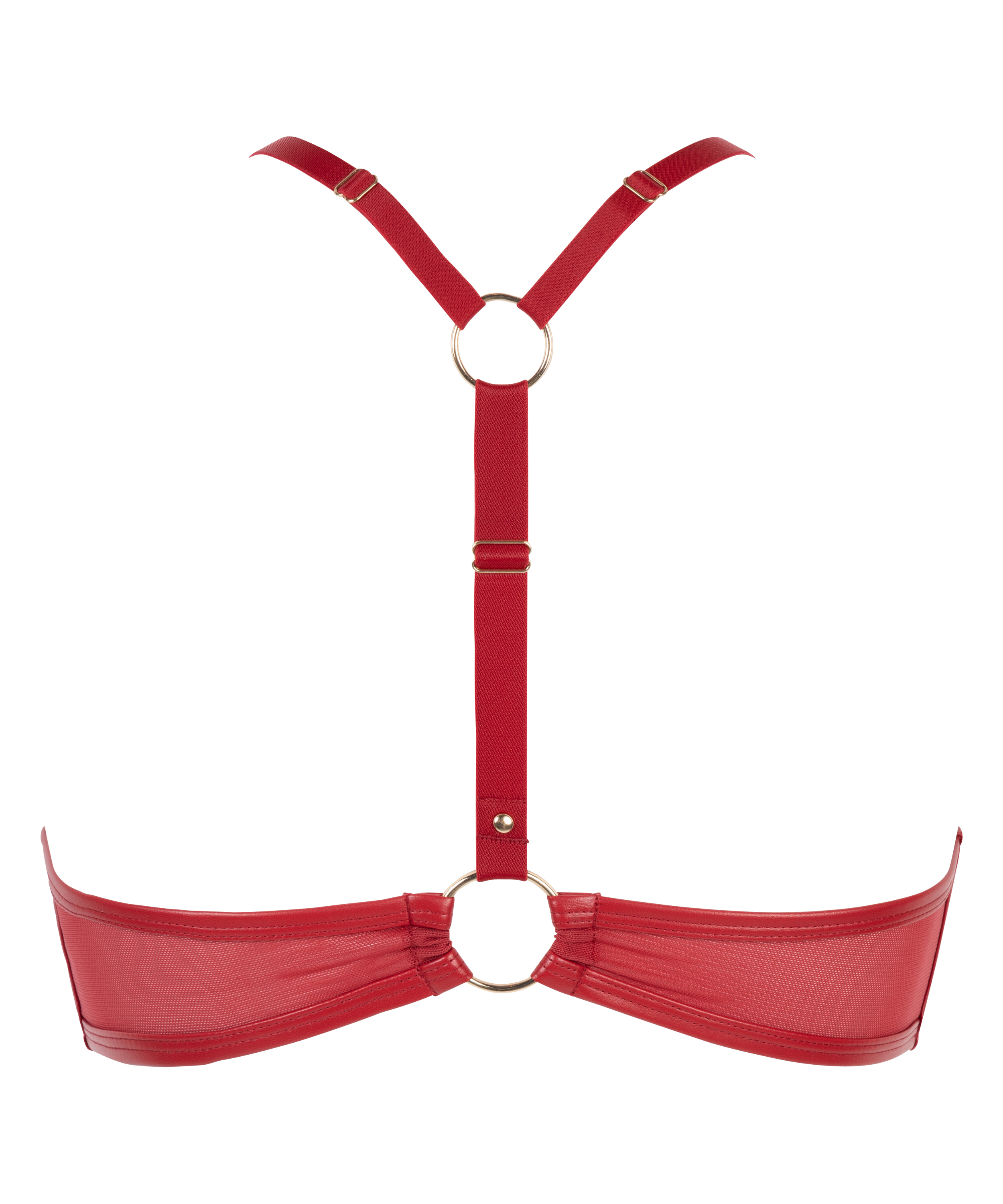 Soutien-gorge à armatures préformé push-up Faye, Rouge, main