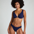 Slip de Bikini Rio Scallop, Bleu