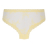 Slip brésilien V-shape mesh, Jaune
