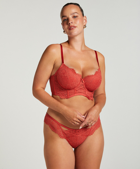Soutien-gorge à armatures préformé longline Arabella, Rouge