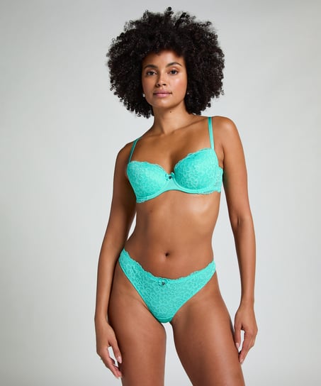 Soutien-gorge &agrave; armatures pr&eacute;form&eacute; Marine, Vert