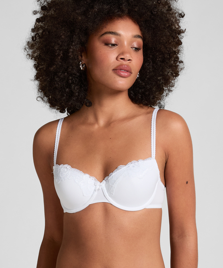 Soutien-gorge à armatures préformé Secret Lace, Blanc