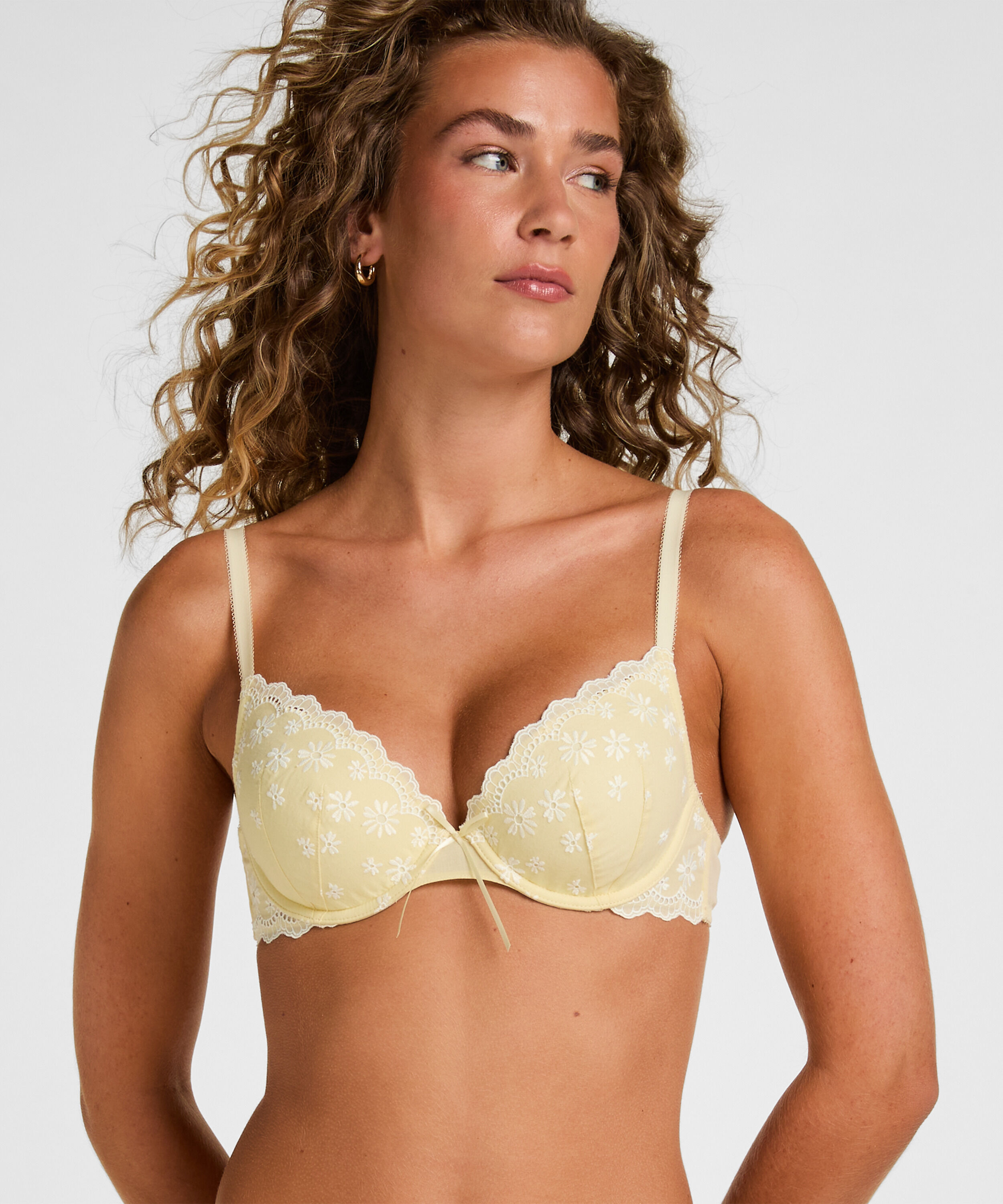 Soutien-gorge à armatures préformé Gaia, Jaune
