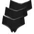 Lot de 3 slips brésiliens London, Noir