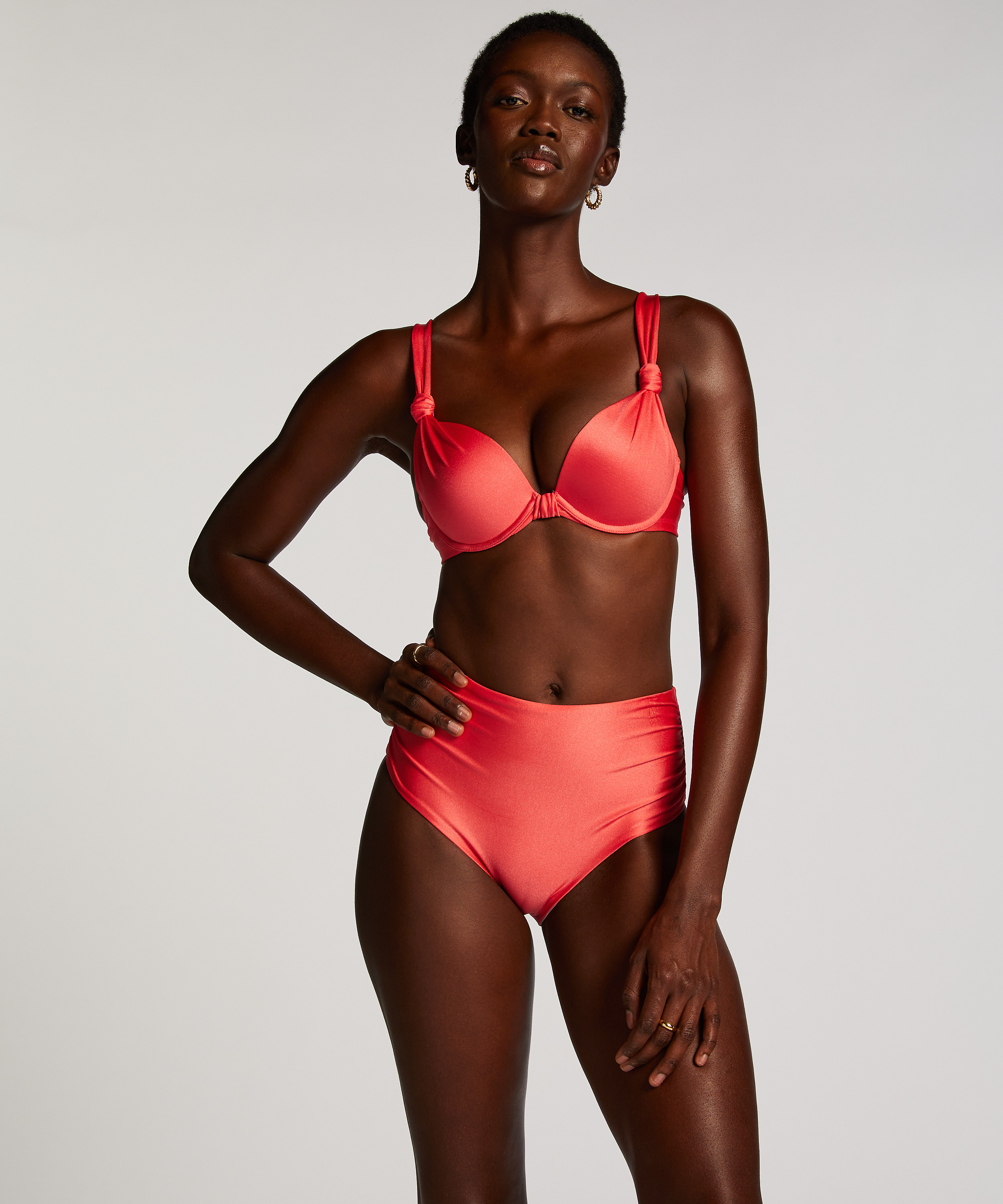 Slip de Bikini Costa Rio, Rouge, main