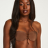 Soutien-gorge adhésif push-up, Marron
