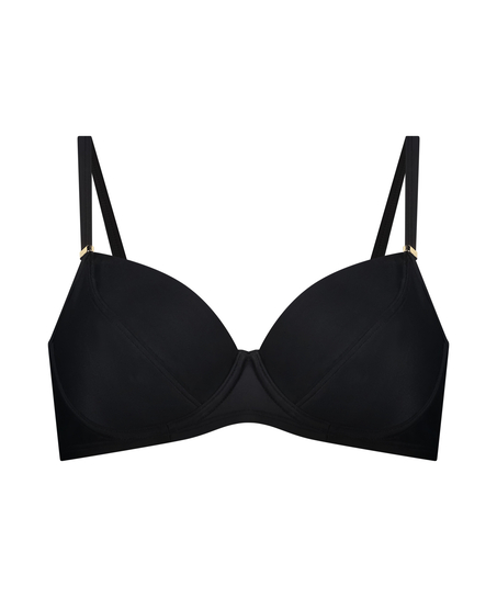 Haut de bikini Luxe, Noir