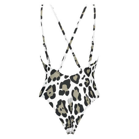 Maillot de bain Animal, Blanc