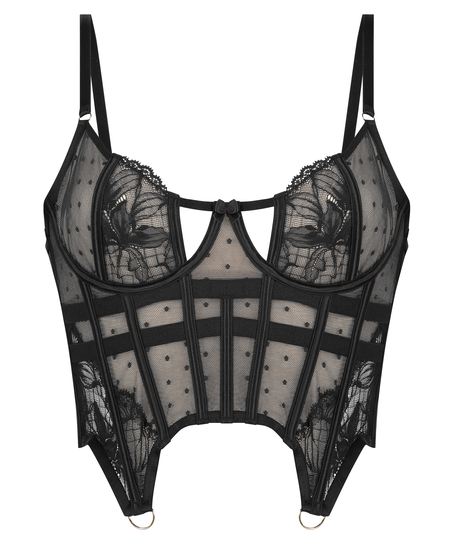 Bustier Lulu, Noir