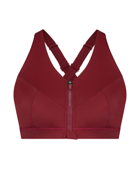 HKMX Soutien-gorge de sport The Pro Maintien niveau 3, Rouge