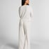 Pantalon de pyjama Pointelle, Beige