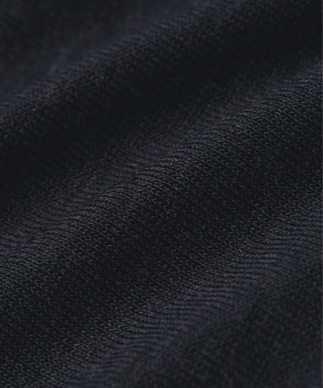 Haut avec cachemire à col roulé super soft, Noir