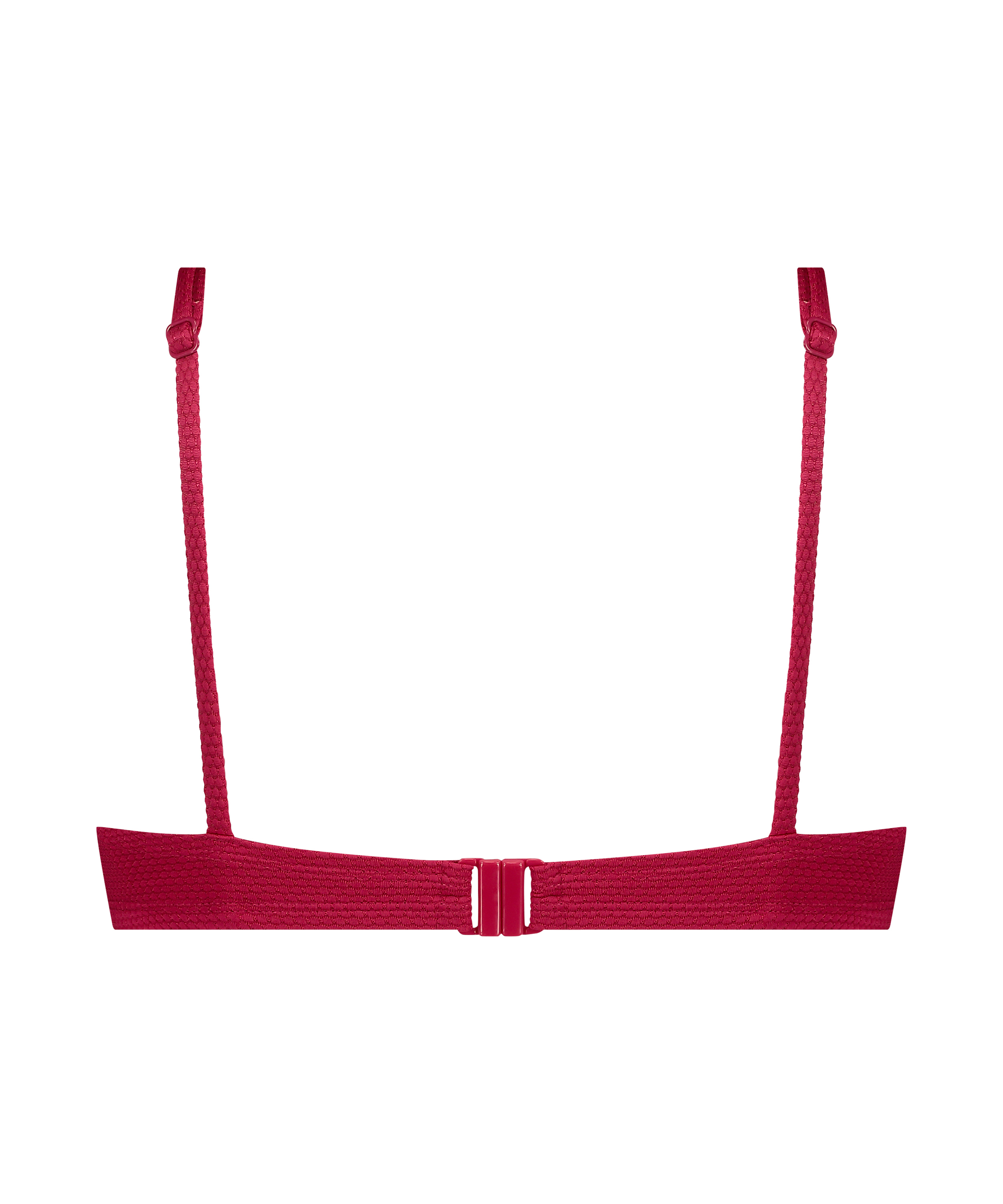 Haut de bikini à armatures non rembourré Scallop, Rose, main