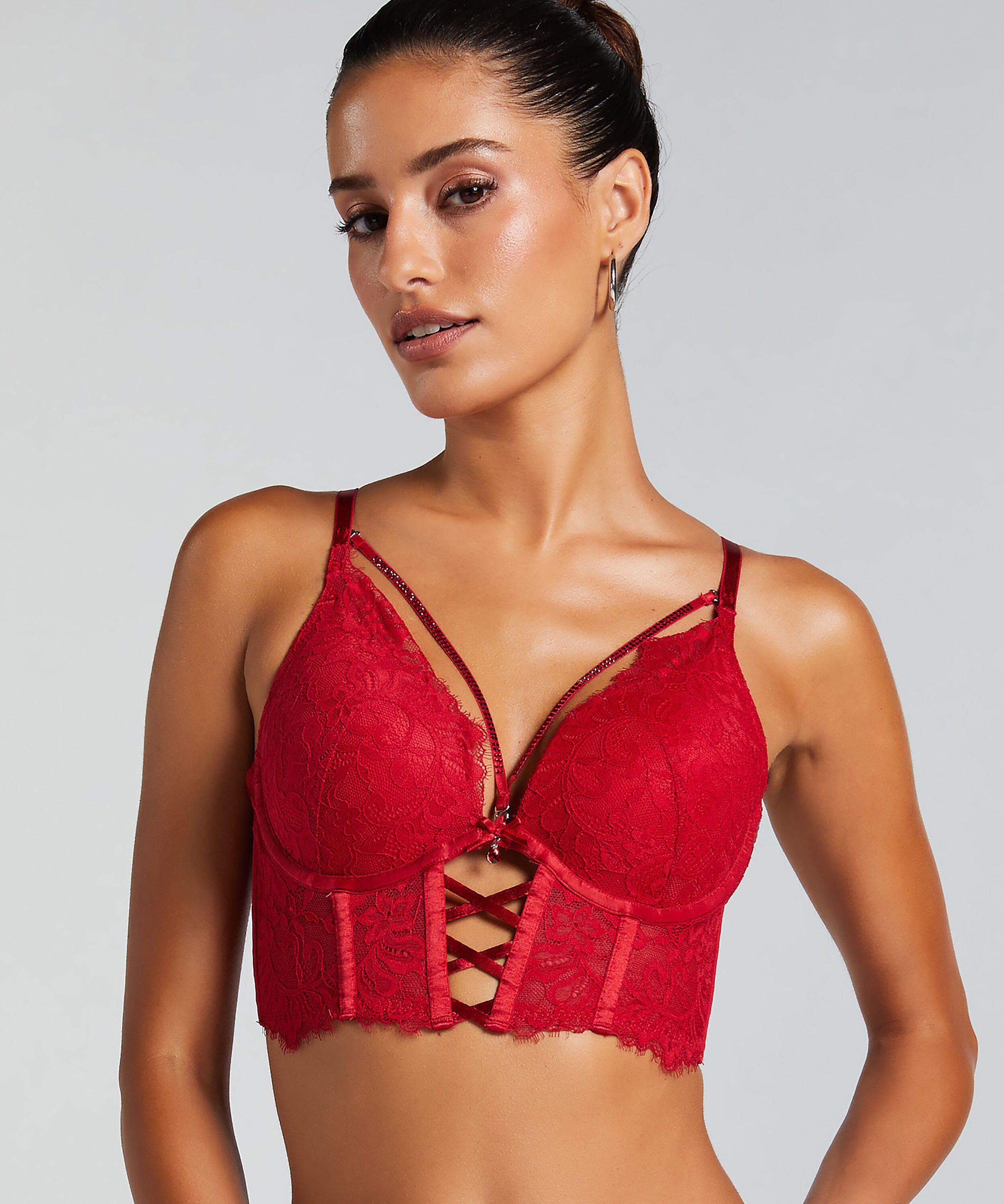 Soutien-gorge à armatures longline push-up préformé Charlotta