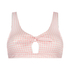Haut de bikini croptop Seychelles, Rose